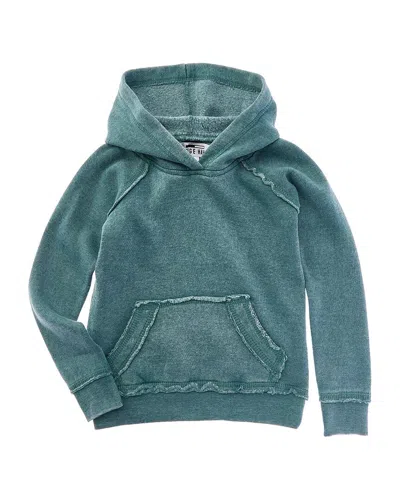 Vintage Havana Kids' New Burnout Hoodie In Green