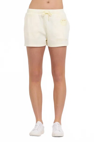 Vintage Havana No Bad Day Shorts In Yellow In White