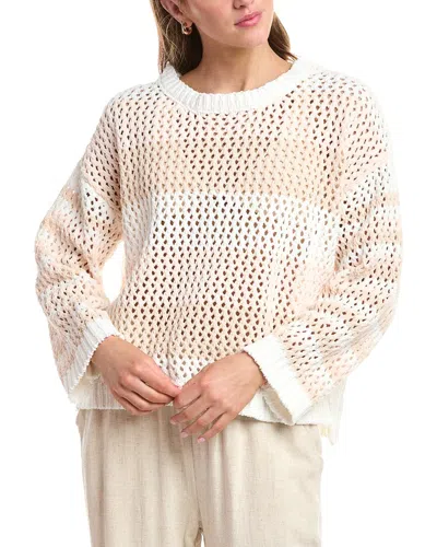 Vintage Havana Open Knit Sweater In Neutral