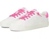 Vintage Havana Original Sneakers Womens Neon Pink Leather Shoes Ver397 In White