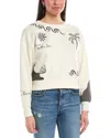 Shop Vintage Havana Paradise Surf Wash Sweatshirt In White