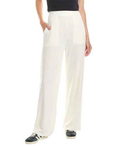 Vintage Havana Plush Knit Pant In White
