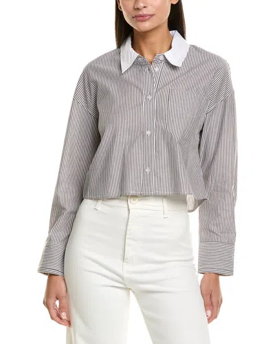 Vintage Havana Poplin Shirt In Gray