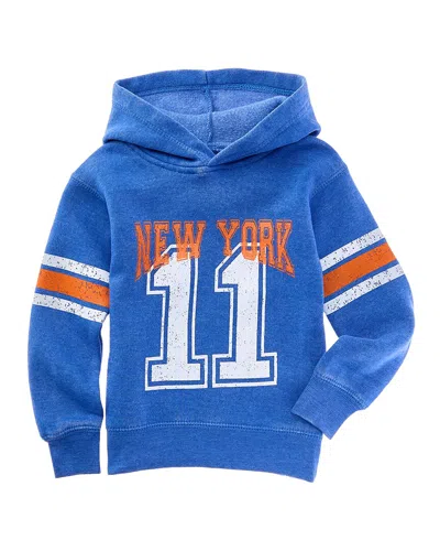 Vintage Havana Kids' Print Hoodie In Blue