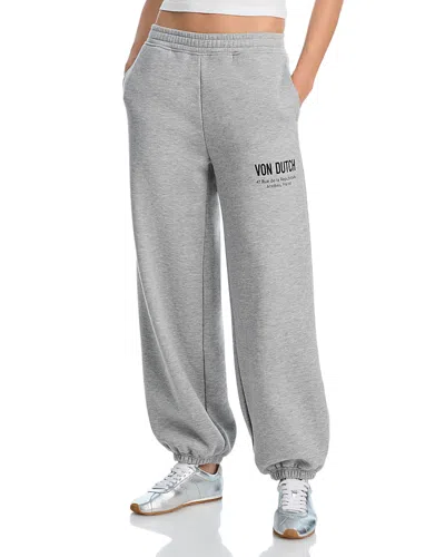 Vintage Havana Printed Jogger In Gray