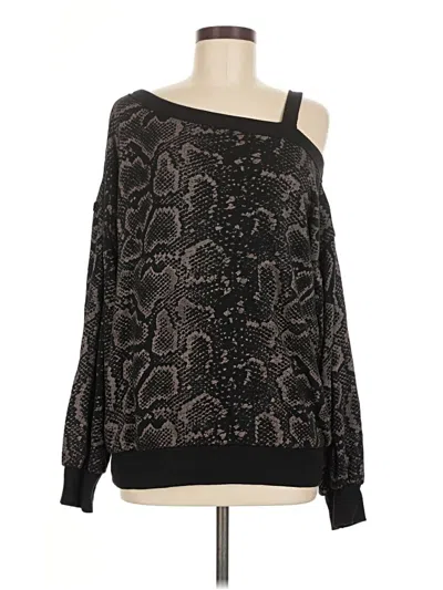 Pre-owned Vintage Havana Pullover Sweater In Black
