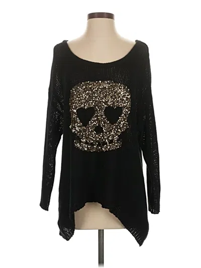 Pre-owned Vintage Havana Pullover Sweater In Black