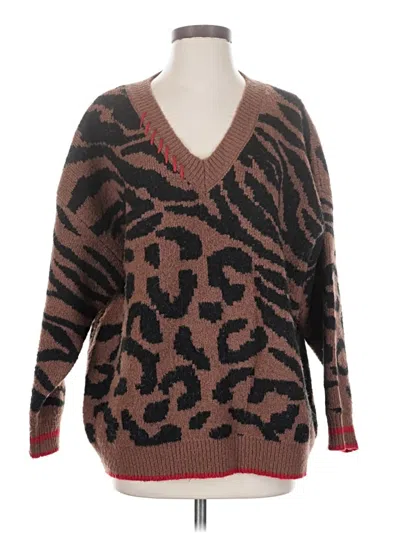 Pre-owned Vintage Havana Pullover Sweater In Brown