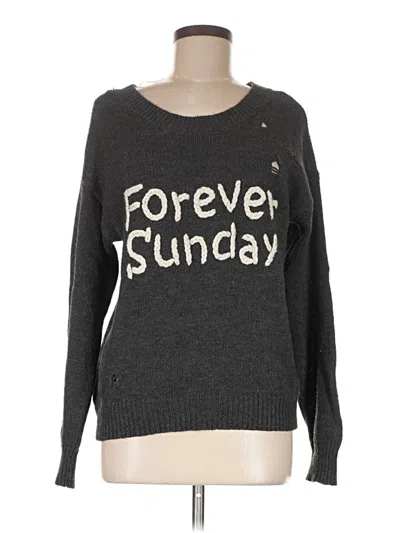Pre-owned Vintage Havana Pullover Sweater In Gray