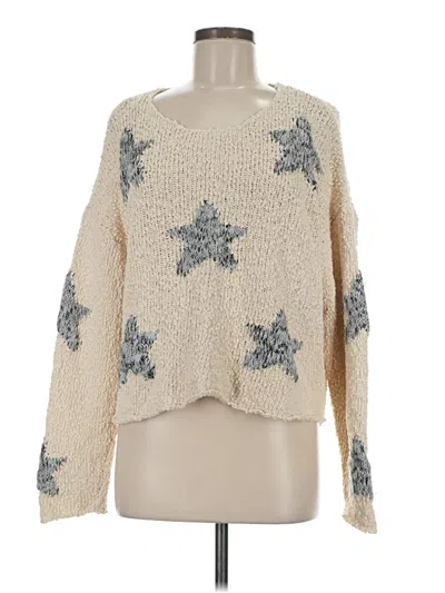 Pre-owned Vintage Havana Pullover Sweater In White