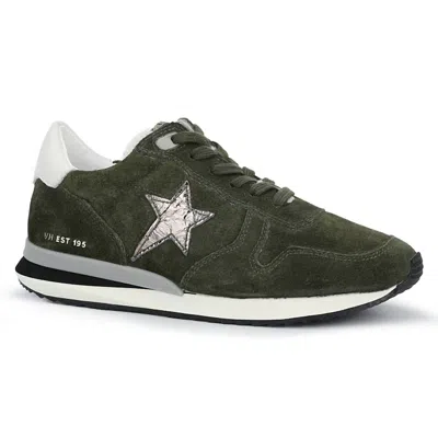 Vintage Havana Rock Star Sneakers In Olive In Multi