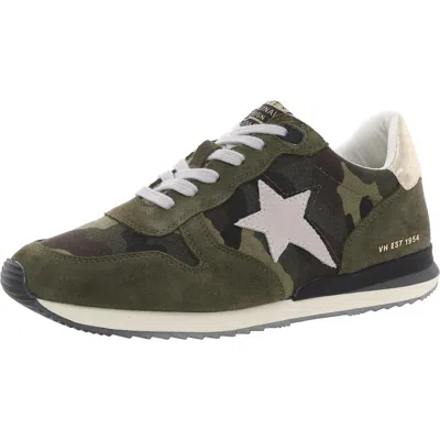 Vintage Havana Rock Womens Cushioned Footbed Leather Casual And Fashion Sneakers In Multi