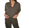 Vintage Havana Rory Button-up In Brown In Brown