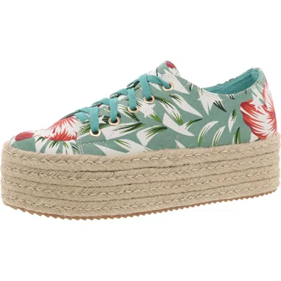 Vintage Havana Sasha Womens Cushioned Footbed Canvas Casual And Fashion Sneakers In Multi
