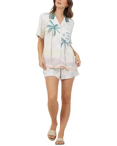 VINTAGE HAVANA VINTAGE HAVANA SATIN PRINTED SHORT