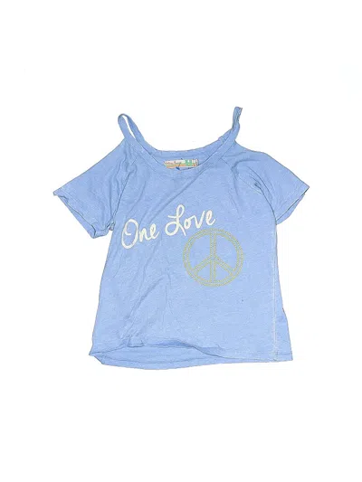 Pre-owned Vintage Havana Kids' Short Sleeve T-shirt In Blue