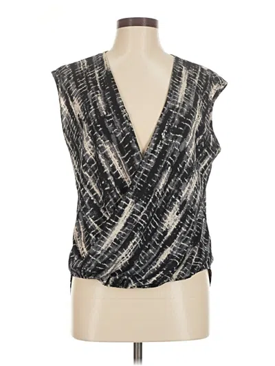 Pre-owned Vintage Havana Sleeveless Blouse In Black