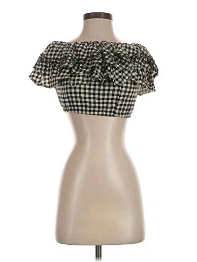 Pre-owned Vintage Havana Sleeveless Blouse In Black
