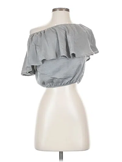 Pre-owned Vintage Havana Sleeveless Blouse In Gray