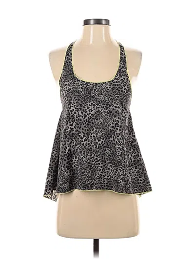 Pre-owned Vintage Havana Sleeveless Top Black Halter Neckline Tops