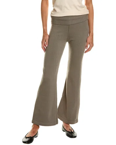 VINTAGE HAVANA VINTAGE HAVANA SLIM FIT KNIT FOLD-OVER FLARE PANT