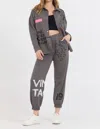 Vintage Havana Star Shacket In Grey In Grey