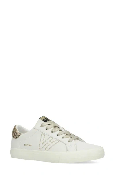 Vintage Havana Starter Sneaker In White/ Gold