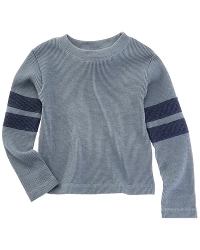 Vintage Havana Kids' Stripe Thermal Shirt In Gray