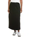 Vintage Havana Surfwash Maxi Skirt In Black