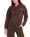Vintage Havana Teddy Fleece Hoodie In Brown