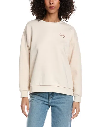 Vintage Havana Ultra Fleece Crewneck Sweatshirt In Neutral