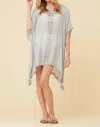 Vintage Havana Vacation Coverup In Dusty Blue In Blue