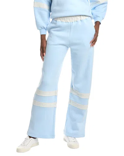 Vintage Havana Vintage Fleece Colorblock Pant In Blue