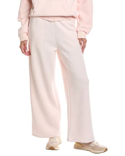 Vintage Havana Vintage Fleece Wide Leg Pant In Pink