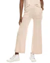 Vintage Havana Drapey Knit Cutout Pant In Brown