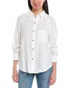 Vintage Havana Whipstitch Pocket Shirt In White In White