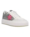 Vintage Havana Womean's Ream 9 Platform Sneakers In Silver Sparkle In Multi