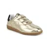 Vintage Havana Women's 3 Strap Sneaker In Gold Foil In Multi