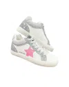 Vintage Havana Women's Bounce High Top Sneaker In White/glitter Multi In Multi