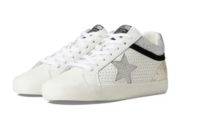 Vintage Havana Women's Bounce Rhinestone High Tops Sneaker In White/silver In Multi