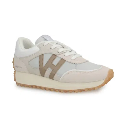 Vintage Havana Women's Cosmic 15 Sneaker In White Pebbled/taupe