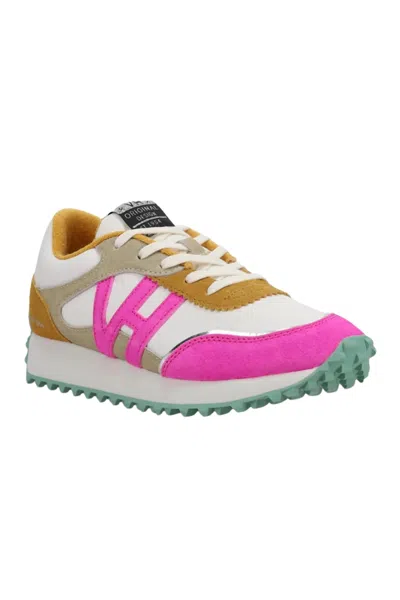 Vintage Havana Women's Cosmic 9 Sneakers In Mustard/neon Pink In Multi