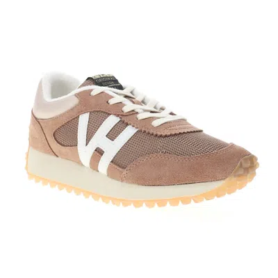 Vintage Havana Women's Cosmic Leather Sneaker In Brown/ White