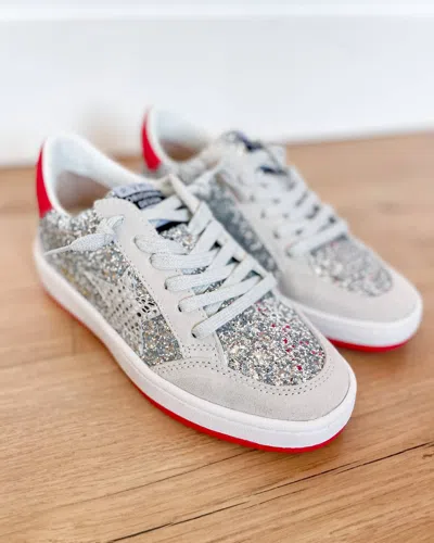 Vintage Havana Women's Denisse 18 Sneakers In Silver/red In Multi