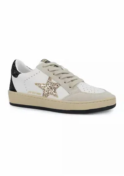 Vintage Havana Women's Denisse 34 Sneaker In Black/gold Glitter In Multi