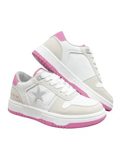 Vintage Havana Women's Fresh 10 Sneaker In White/hot Pink In Multi