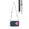 Vintage Havana Women's Hot To Trot Checkered Crossbody In Denim