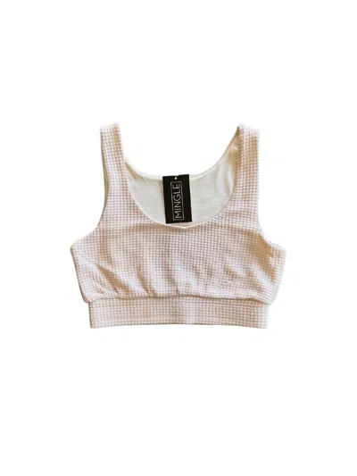 Vintage Havana Women's Kimmy Basic Crop Top In Sand In Neutral