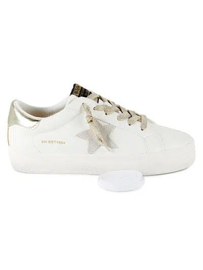 Vintage Havana Women's Lucy Star Sneakers In White Gold