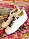 Vintage Havana Women's Meadow Leather Sneakers In White In Multi